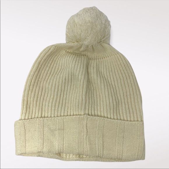SPACECRAFT | Cream Pom Pom Toque Beanie - Picture 5 of 5